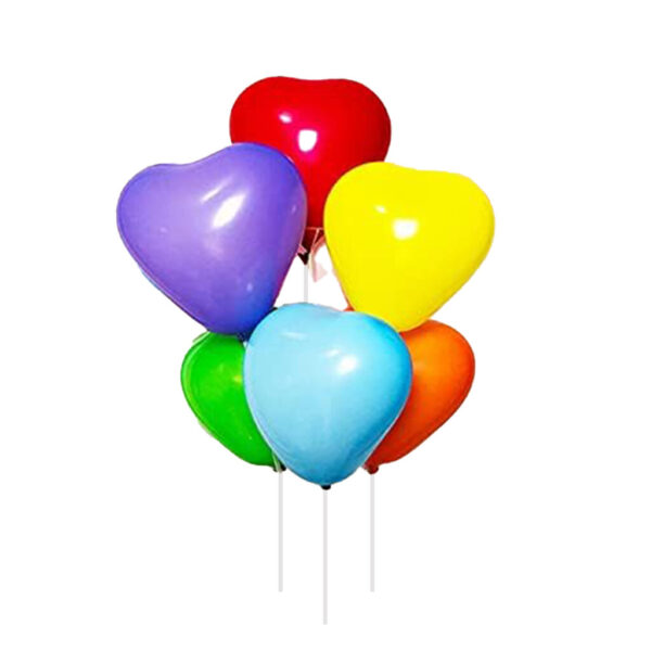 Colorful Heart Balloons