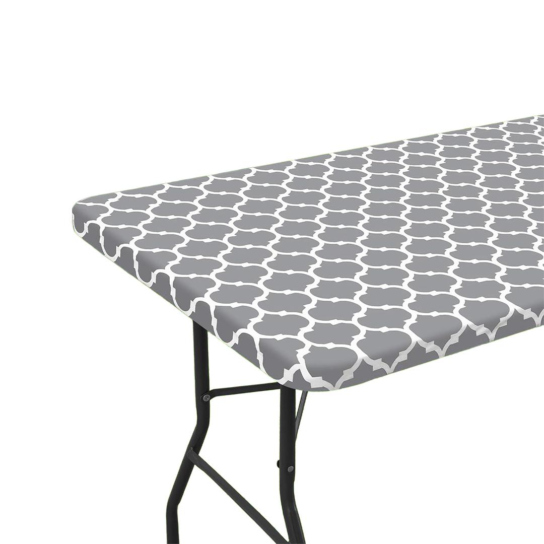 6FT Elastic Table Cloth Cover Fitted Table Cover