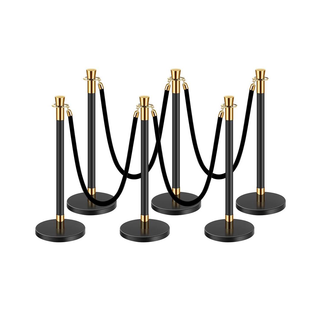 Stanchions and Velvet Ropes Stanchions w/ Velvet Ropes